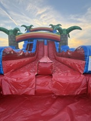 16' Dual lane water slide 1620DL20red20and20blue. 1761686494 16' Dual lane water slide